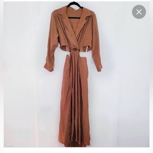 Orange Young Fabulous and Broke dress